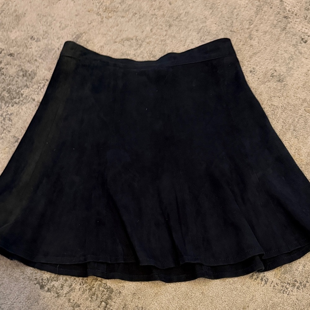(057)Rag & Bone Elegant Navy Skater Skirt